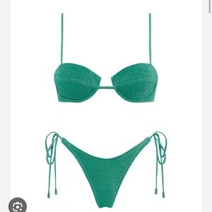 Triangl Swimwear Sparkling Teal Top